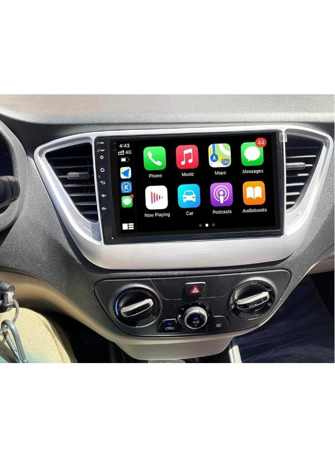 Vierex Fit Hyundai ACCENT Car Stereo Accent Android Screen 2017-2023 With Apple Carplay Android Auto Wireless WiFi DSP FM&AM BT AHD Camera Included Fast Interface (8+128GB 8CORE Carplay) - Image 3