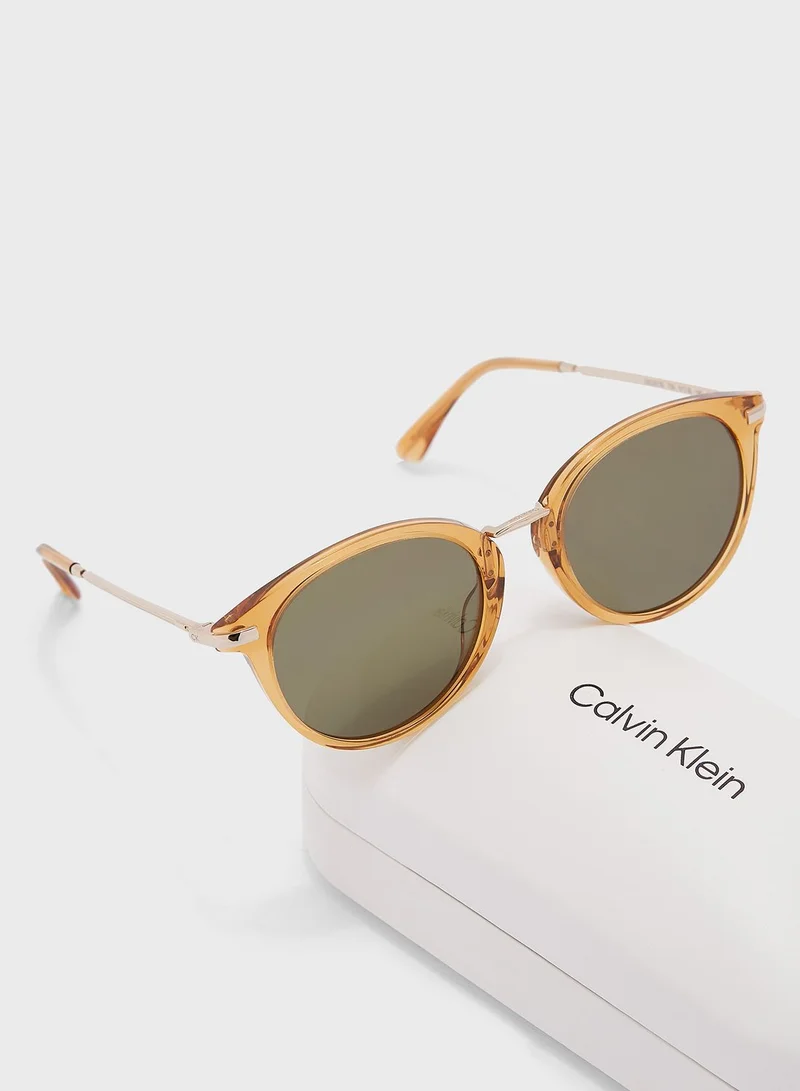 CALVIN KLEIN Aviator Sunglasses