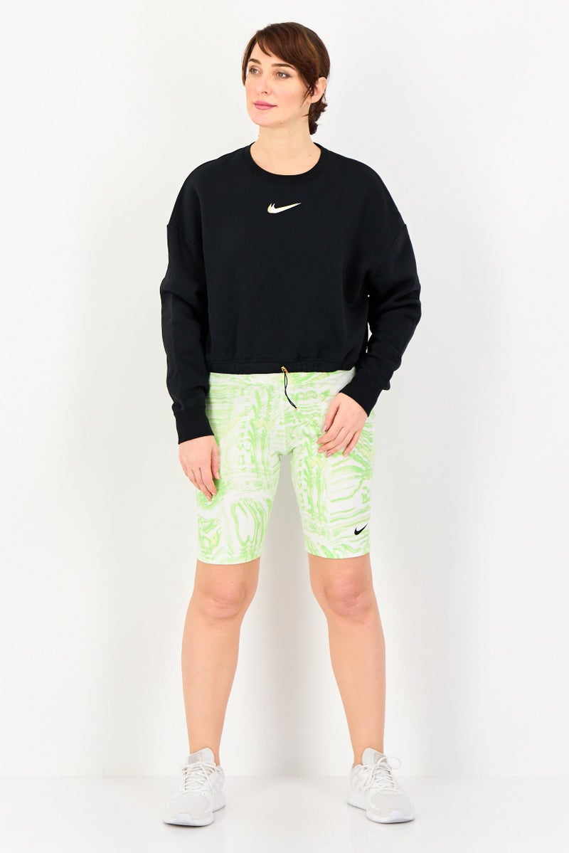 Nike سويت شيرت رياضي نسائي بأكمام طويلة مناسب في الهواء الطلق، أسود - Image 4