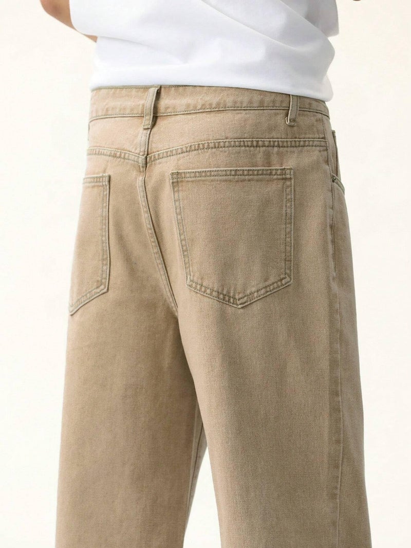 JVX Jeans for Men || MenJeans || MenJeans Pants || DenimJeans (NJJ-05) (in, Numeric, 30, Khakhi) - Image 5