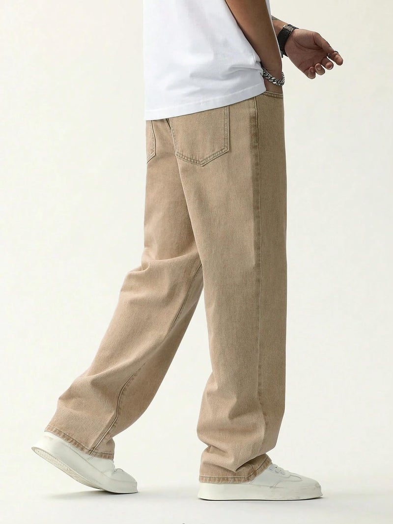 JVX Jeans for Men || MenJeans || MenJeans Pants || DenimJeans (NJJ-05) (in, Numeric, 30, Khakhi) - Image 3