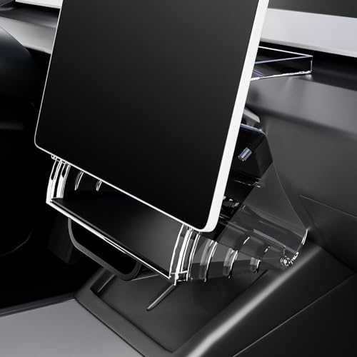 BarBaren For Tesla Under Screen Storage Model Y(2026-2025 Refreshed Juniper Only), For Model 3 2025-2024 Highland Accessories- Black - Image 1