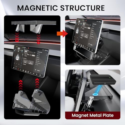 BarBaren For Tesla Under Screen Storage Model Y(2026-2025 Refreshed Juniper Only), For Model 3 2025-2024 Highland Accessories- Black - Image 5