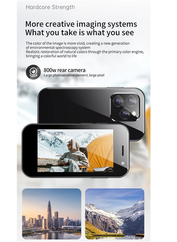 SOYES SOYES XS14 Pro Mini Smartphone 3.0 inch 2GB RAM 16GB ROM 4G 2600mAh Android 9 Dual SIM Face ID Dual Camera WiFi Bluetooth/FM/GPS/OTG  - Image 2
