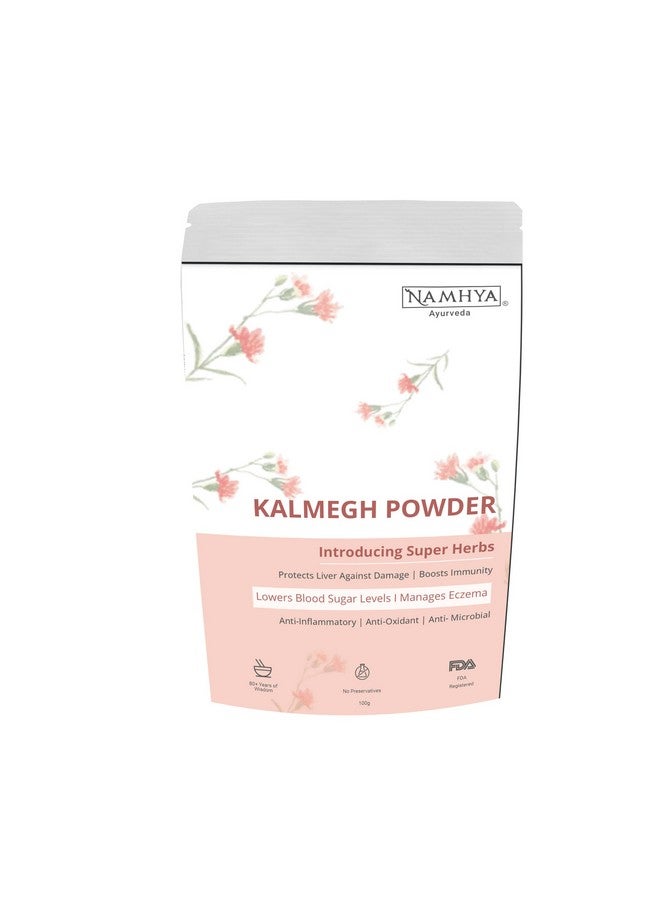 Namhya Kalmegh Powder | Green Chiretta - 100 G | Supporting Liver Functions | Antiviral & Immune Support | Natural Kalmegh Powder | Maintains Overall Health & Well-being - Image 1