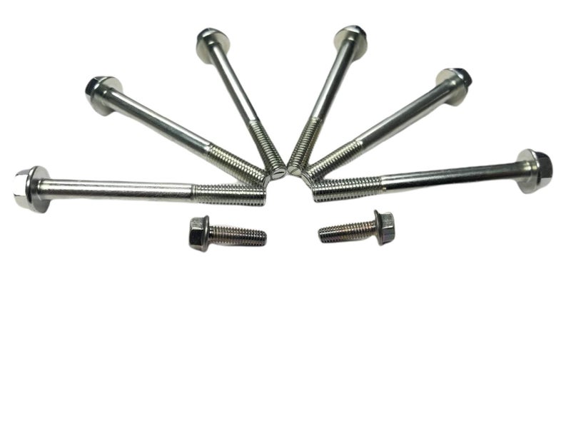 Z Whip LS Water Pump Bolt Kit Compatible with All GM Chevy 19972014 LS Series Engines LSX LS1 LS3 LS2 LQ4 LS6 LQ9 53L 60L 62L Thermostat Housing Bolts Included