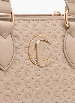 Le Confort Monogram Embossed Tote Bag with Handles and Adjustable Straps  - Image 4