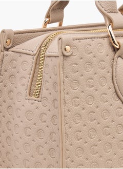 Le Confort Monogram Embossed Tote Bag with Handles and Adjustable Straps  - Image 5