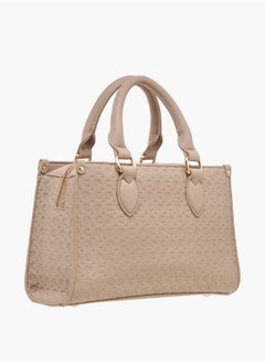 Le Confort Monogram Embossed Tote Bag with Handles and Adjustable Straps  - Image 3