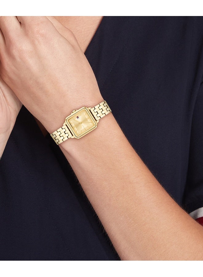 Tommy Hilfiger Women's Quartz Watch with Champagne Dial and Gold Stainless Steel Bracelet - 1782832 - Image 4