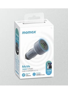 Momax MoVe 100W triple-port car  charger, support PD 100W - pzsku/ZDAEF94C8493D068A3D33Z/45/_/1735822994/54b2c746-309a-4a9c-bd07-90f4d5c2d1e1