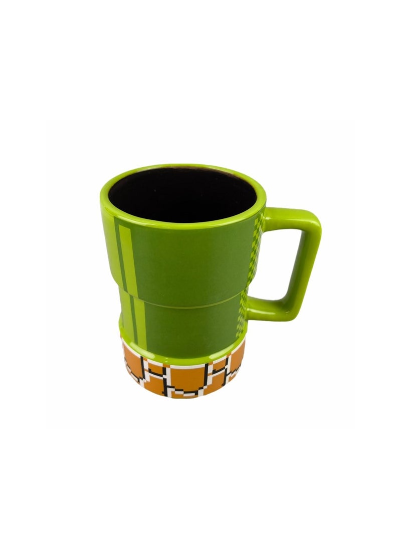 xozgdovg Super Mario Cup with lid ceramic mug game surrounding coffee cups/pipe cups 