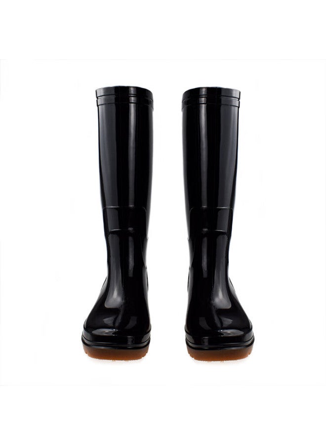 Renben Yuyi Men's Classic Waterproof Shoes, Outdoor Wear-resistant Rubber Shoes, Non-slip Rain Boots, Overshoes, 898 High-top, Size 42 - Image 3