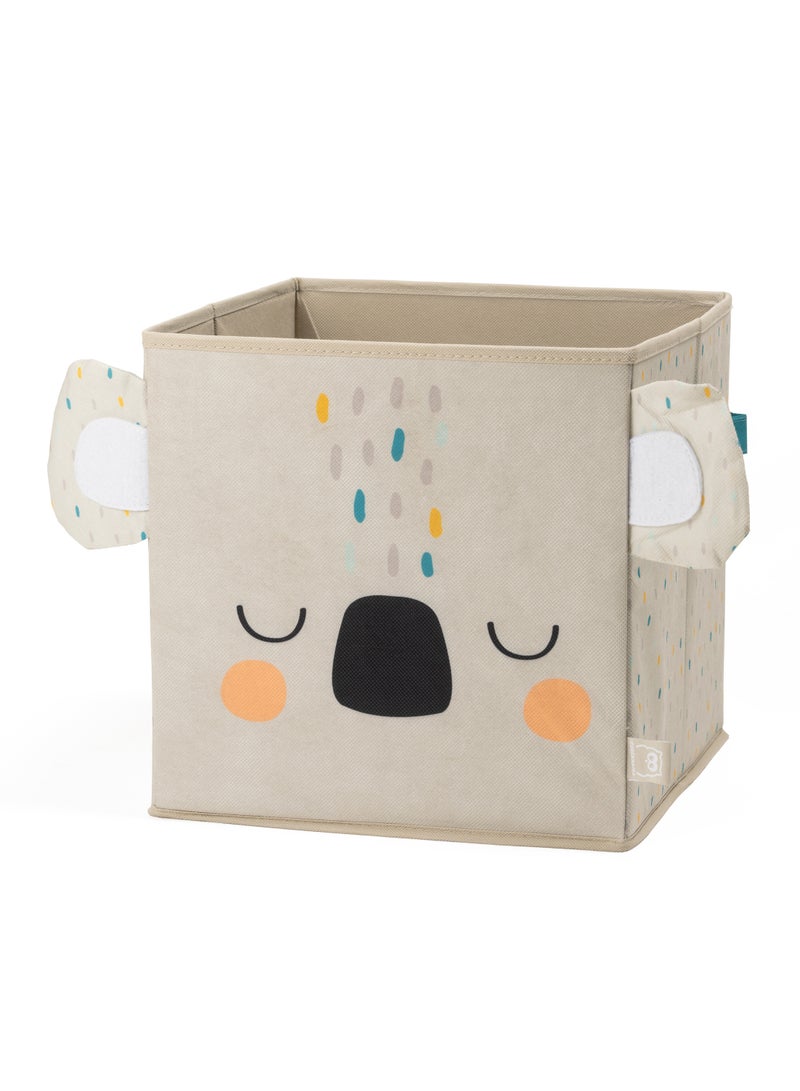 EUREKA KIDS Eurekakids Koala Storage Box | Fabric Foldable Cube Boxes | Toy Storage, Organizer | Ideal for Home, Office | (Size 31x31x31 Cm) - Image 1