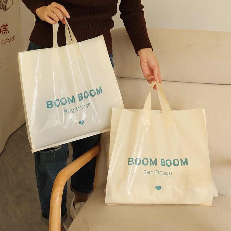Clothing Handbag Shopping Mall Shopping Satchel Packaging Bag Pe Cartoon Print Children'S Clothing Shoes Clothing Bag - Image 1