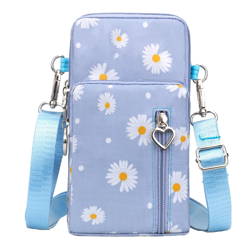 JANKS Small Crossbody Bags for Women Mini Cell Phone Purses with Crossbody Strap Phone Wallet Shoulder Bag Nylon Arm Bag - Image 1