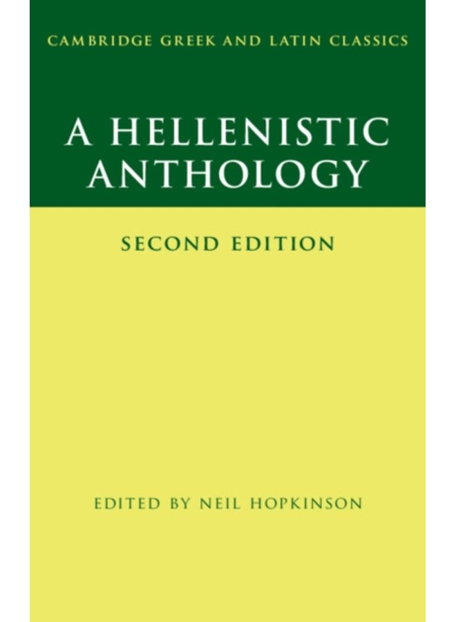A Hellenistic Anthology - Paperback