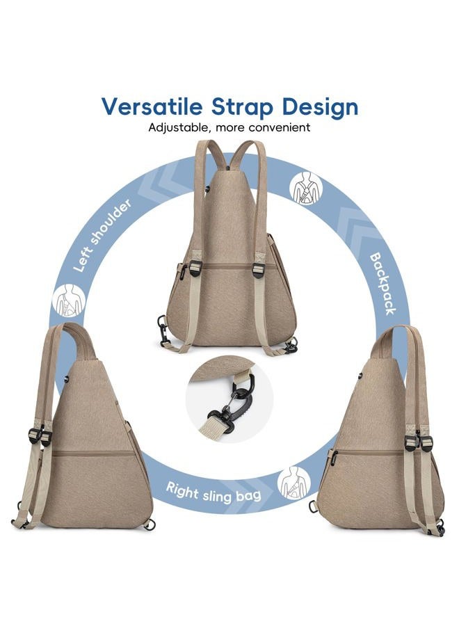 KAVIGOR Pickleball Bag, 7 Pockets & Upgraded Zippers, Lightweight Sling Bag with Detachable Strap & Water-Resistant Pocket - Image 4