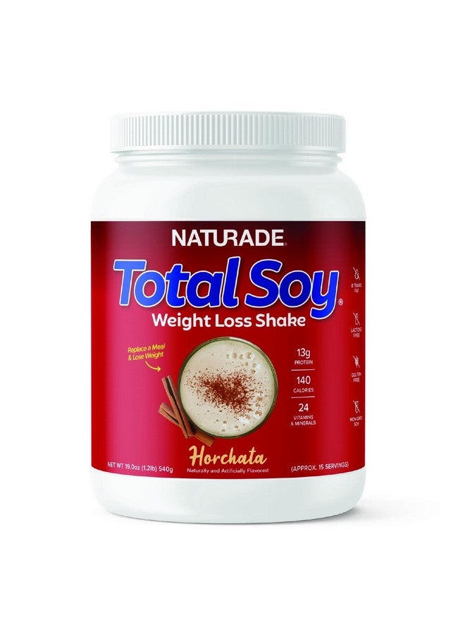 Naturade Total Soy Protein Powder - 13G Plant Protein & 140 Calories Per Serving - Zero Trans Fat - Non-Gmo Soy - Lactose & Gluten Free - Horchata (15 Servings) - Image 1