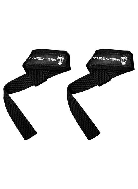 Lifting Wrist Straps for Weightlifting, Bodybuilding, Powerlifting, Strength Training, & Deadlifts - Padded Neoprene with 20 inch Cotton