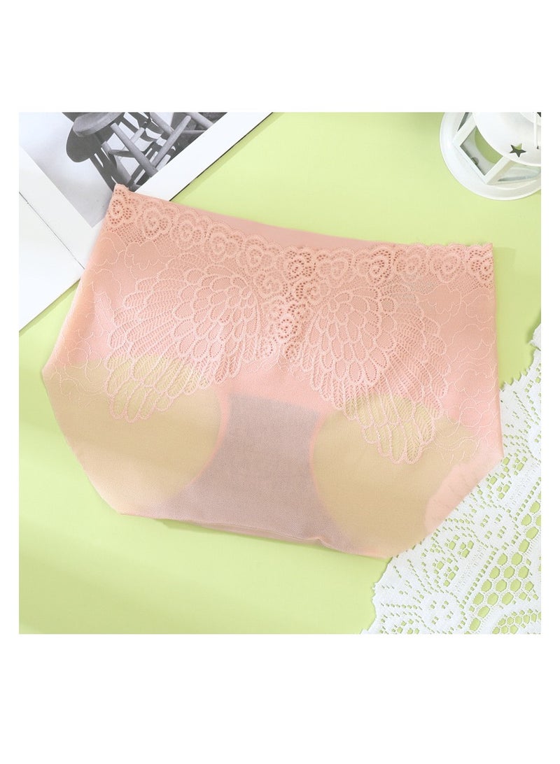 5 Pieces Seamless Women Brief Lace Underwear