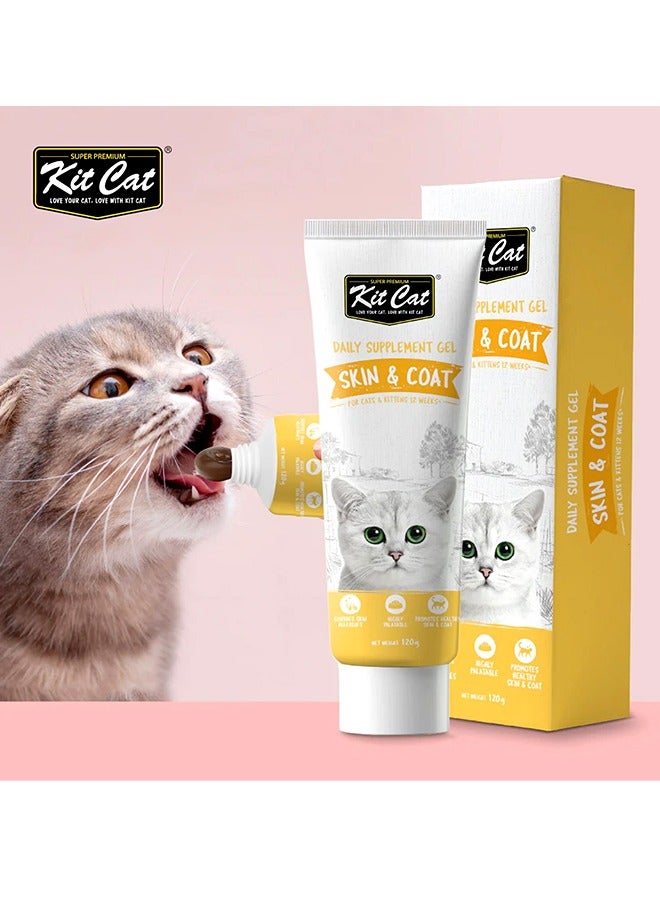 Kit Cat Skin & Coat Gel For Cats Kittens - 120G - Image 3