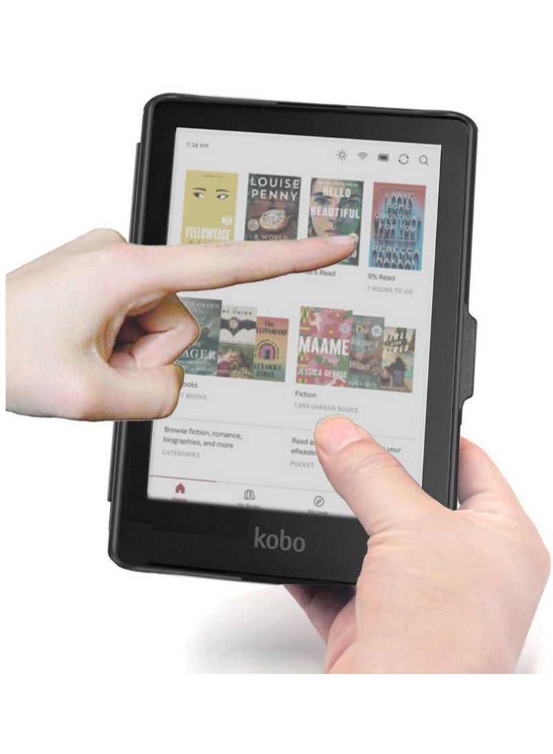 1pcs For Kobo Clara Colour BW 2024 Smart Case 6 inch e Reader Case N367 Smart Case N365 Protective Case Auto Wake Sleep e-Reader Case - Image 3