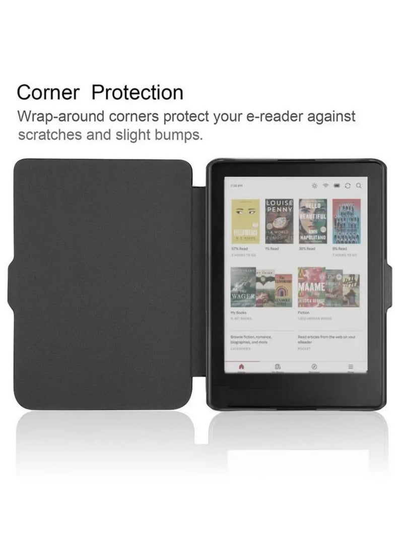1pcs For Kobo Clara Colour BW 2024 Smart Case 6 inch e Reader Case N367 Smart Case N365 Protective Case Auto Wake Sleep e-Reader Case - Image 4