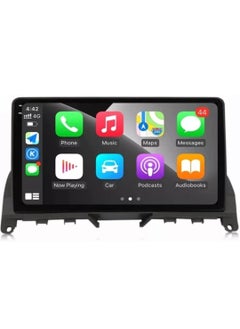RAYMOS Android Screen For Mercedes Benz C Class W204 S204 2007 To 2014 Support Apple Carplay Android Auto Wireless 4Gb RAM QLED Touch Screen DSP AHD Camera Included Bluetooth  - Image 1