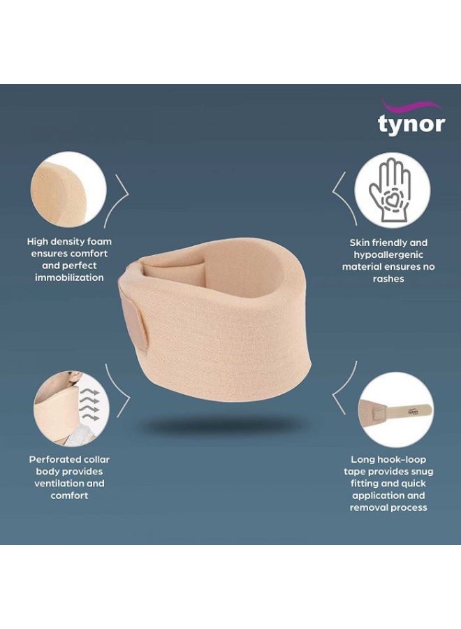 تاينور cervical collar soft (Firm Density) is used for supporting, immobilizing or adjusting the neck in the required position - Image 3