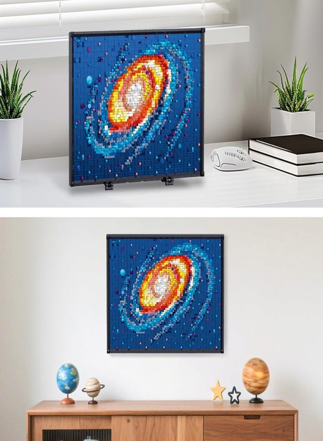 HSANHE Micro Mini Art The Milky Way Galaxy Building Set for Adults, Not Compatible with 3D Wall Art, Unique Home Wall Decor or Table Display, Creative Birthday Gift Toy for Kids Teens - Image 5