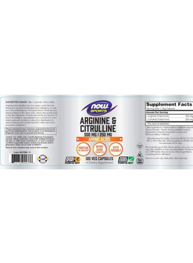 Now Foods L-Citrulline 1200mg Dietary Supplement - 120 Tablets - Image 3