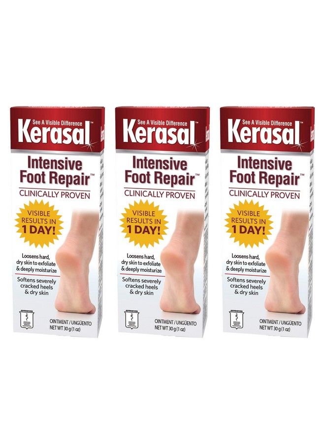 Kerasal مرهم إصلاح القدم المكثف 1 أونصة (عبوة من 3 قطع) - Image 2