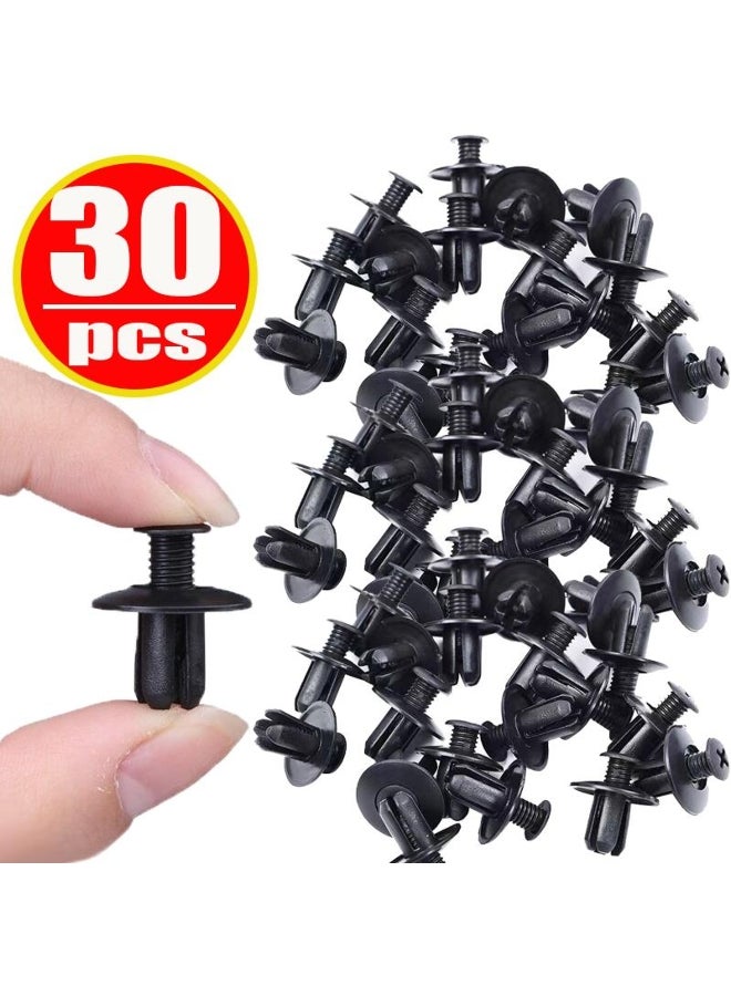 Generic 100pcs 8mm Plastic Rivet Fasteners for Car Bumper Fender - Image 3