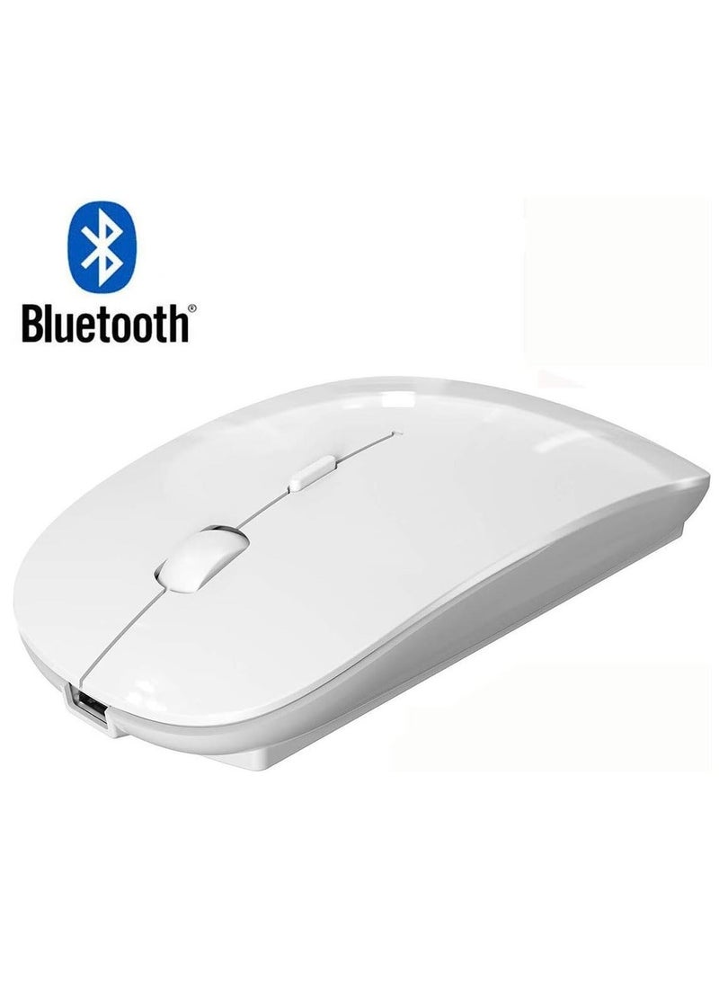 Wireless, Bluetooth Silent Mouse Rechargeable - 3 Adjustable DPI  - Portable Small Size - Image 2