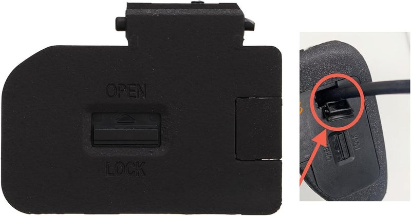 Focket غطاء باب البطارية لكاميرا ILCE 7M4 A7R4 A7S3 FX3 A9M2 أجزاء غطاء غرفة البطارية أجزاء إصلاح الكاميرا الرقمية الاحترافية مع مقبس متحرك - Image 4