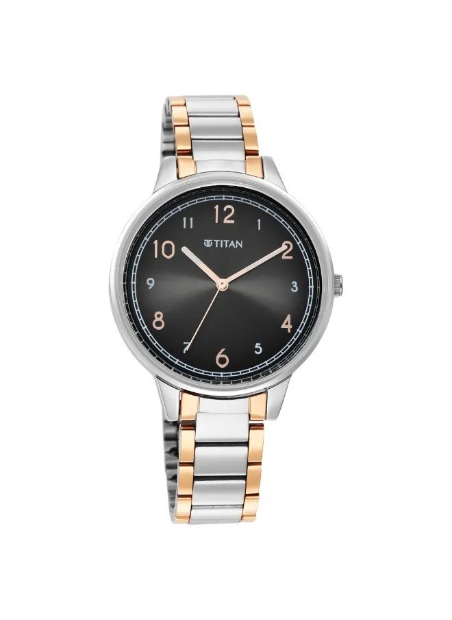 TITAN Women's Analog Round Shape Stainless Steel Wrist Watch - 2648KM02 - 43.5 Mm  - Image 1