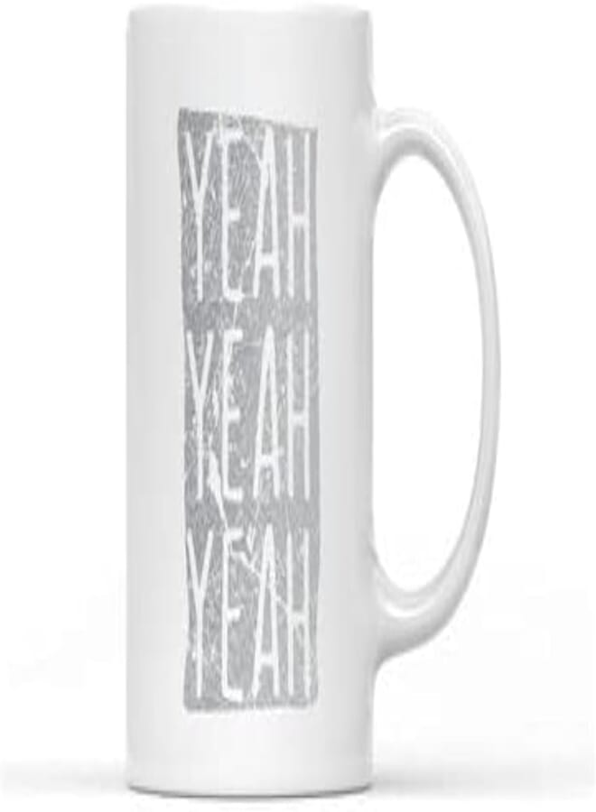 RYN PRINTED DESIGN Funny Quotes Printed Coffee Mug White/Grey 250ml