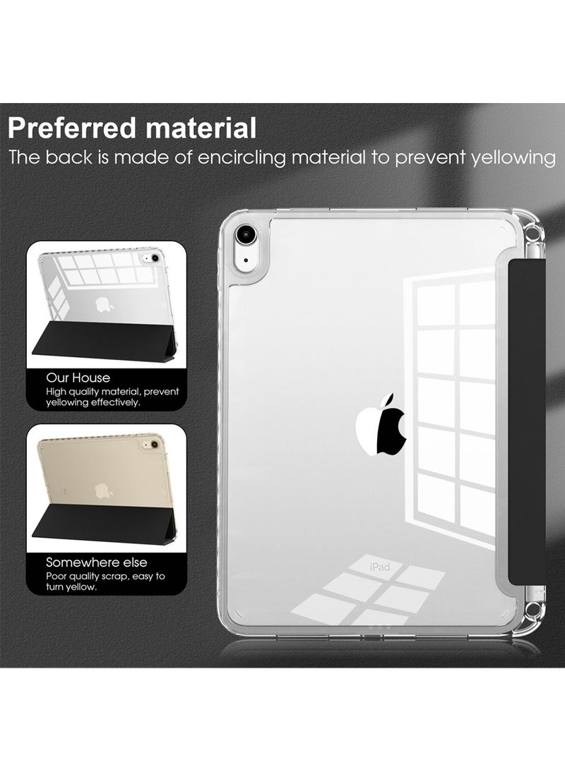 جراب iPad الجيل العاشر، جراب iPad الجيل العاشر 2022، جراب iPad (A16) / جراب iPad الجيل الحادي عشر رقيق مع حماية خلفية من البلاستيك الذكي - Image 3