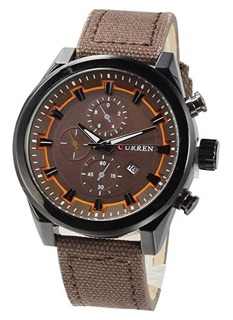 CURREN CURREN 8196 Original Brand Leather Straps Wrist Watch For Men  - Image 1