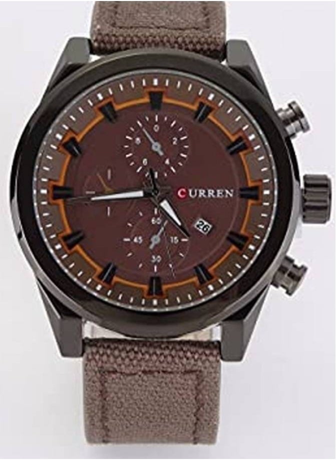 CURREN CURREN 8196 Original Brand Leather Straps Wrist Watch For Men  - Image 2