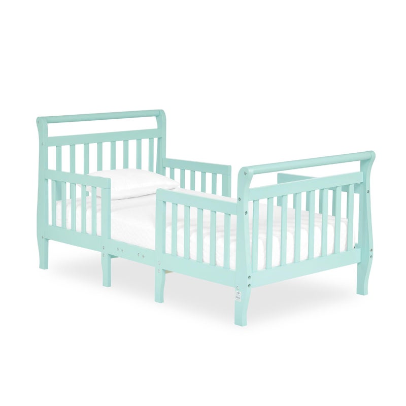 Dream On Me Emma 3In1 Convertible Toddler Bed In Mint Converts To Two Chairs AndTable Low To Floor Design JPMA Certified NonToxic Finishes Safety Rails