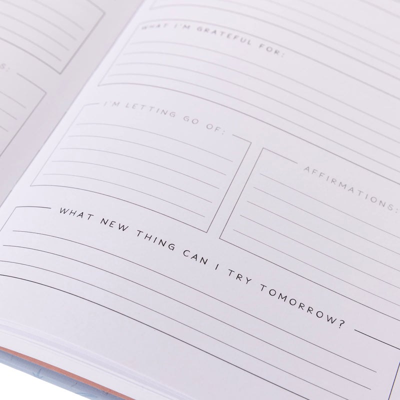 Graphique دفتر العناية الذاتية غرافيك | تصميم مانيفيست | تأكيدات، أهداف، تأملات | دفتر موجه مع تلميحات | مخطط اليقظة اليومية | هدية للنساء | 256 صفحة | 6” × 8” - Image 4
