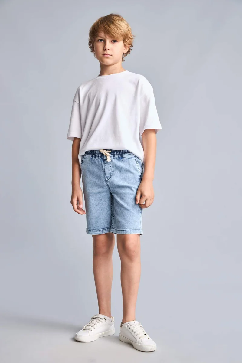 ديفاكتو Boy Regular Fit Denim Shorts