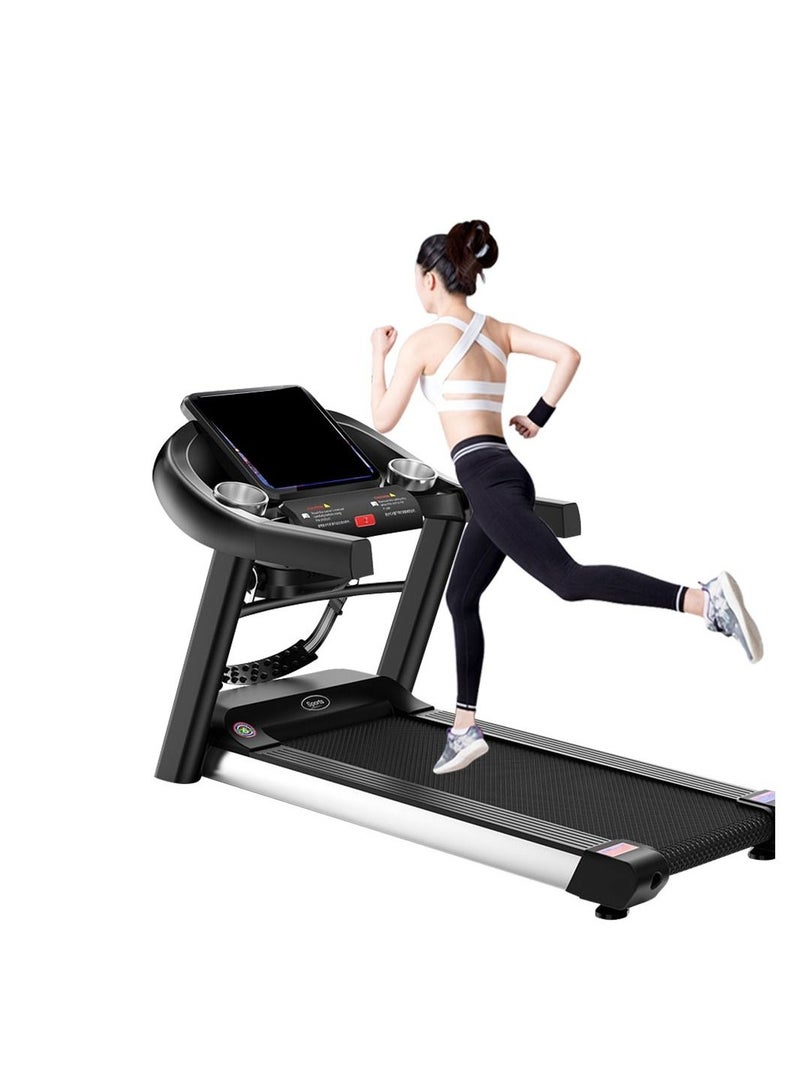 Generic COOLBABY B1 Multi-functional Electric Treadmill, Home Treadmill, Multi-functional Treadmill, Fitness Equipment, Color Screen, WIFI Networking, Home Walking Machine，Black  - Image 1