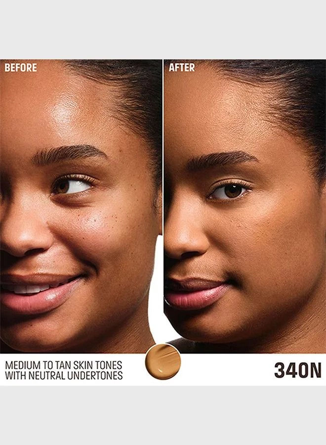 Make Up For Ever 340N (Myrrh) Hd Skin-Balancing & Perfecting Foundation​ - 340N (Myrrh) for Women | Best Price UAE