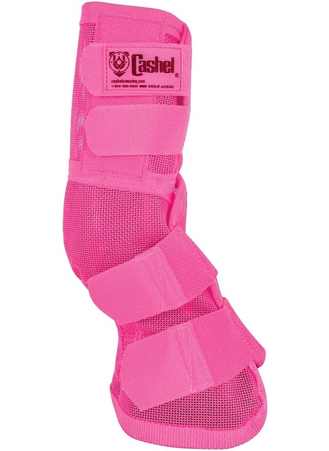 Cashel Cashel Crusader Horse Fly Leg Guards Pink Horse  - Image 3