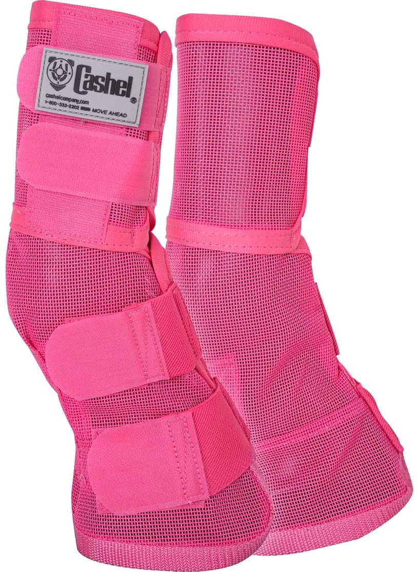 Cashel Cashel Crusader Horse Fly Leg Guards Pink Horse  - Image 1