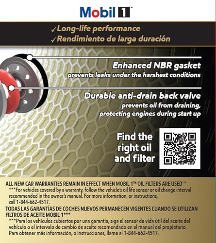 Mobil 1 M1-108A Extended Performance Oil Filter , Pack of 6 - Image 3