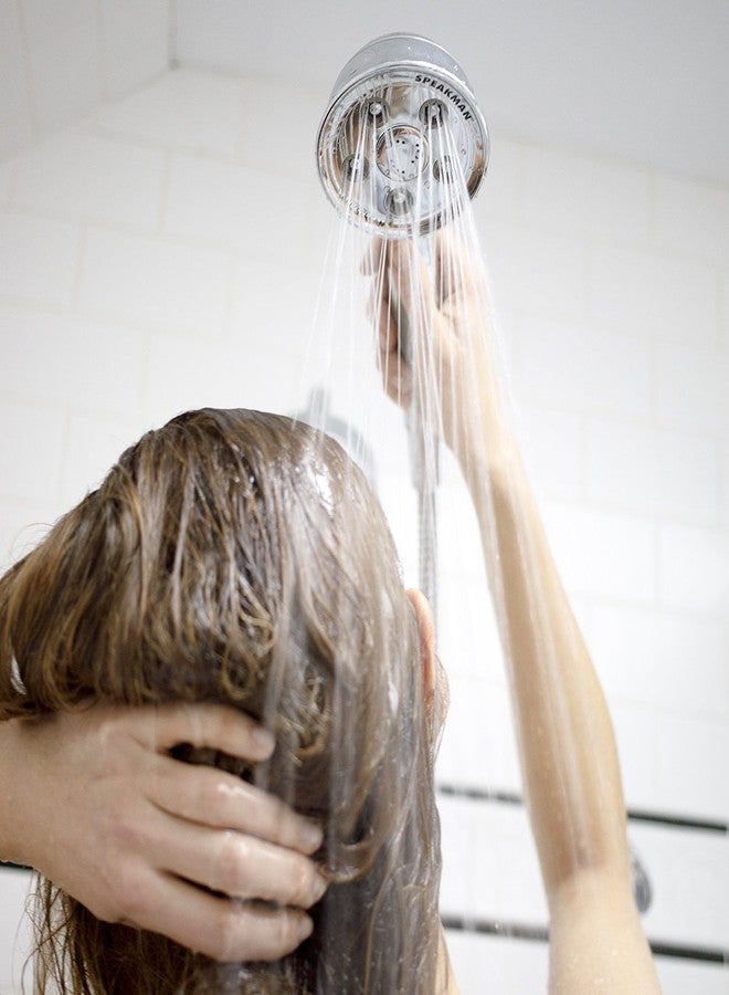 Speakman VS-3014 Caspian Anystream Multi-Function Handheld Shower Head, 2.5 GPM, Polished Chrome - Image 3